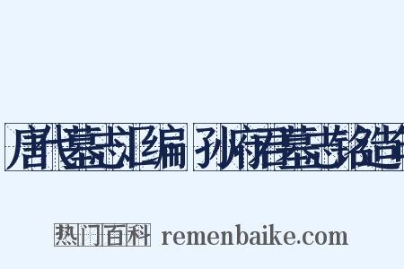 唐代墓志汇编·孙府君墓志铭造句是什么意思的图片